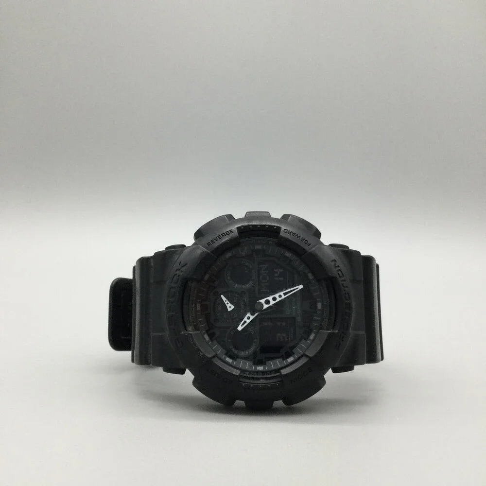 Casio G-Shock 5081 GA-100 Mens Watch 51mm Black Ana-Digi 200M Blackout